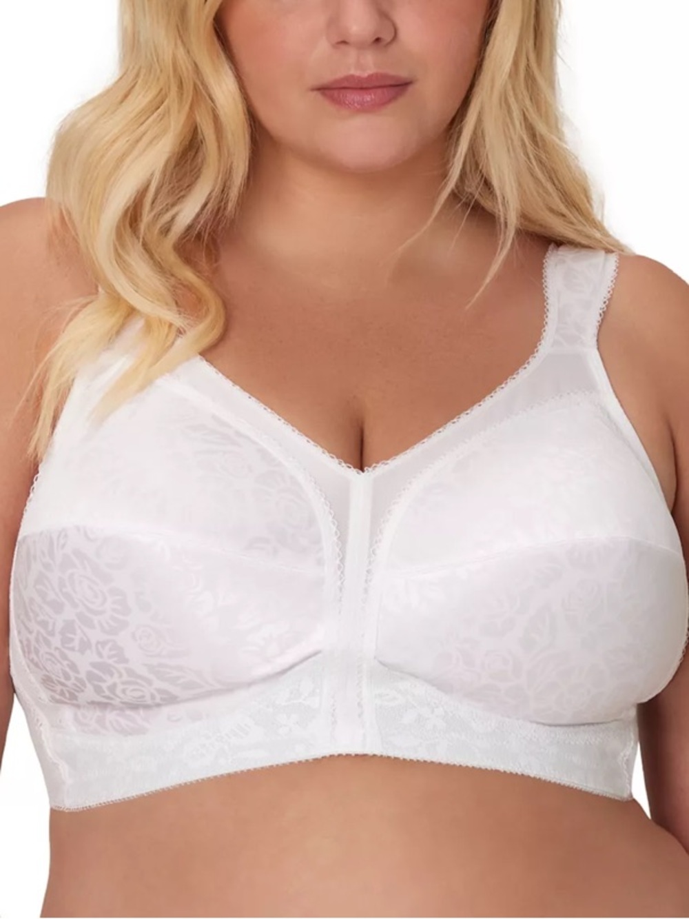 PLAYTEX Bra 52DD 18 Hour‎ Wire Free Ultimate Shoulder Comfort 4693